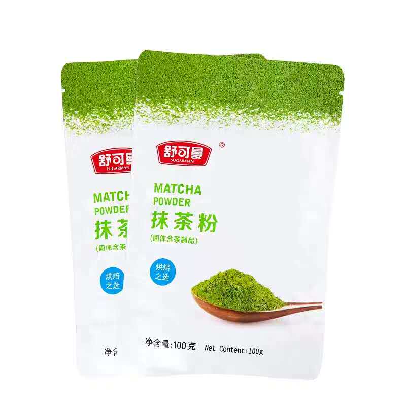 Schuymann Smeared Tea Powder 100g * 1 Package Cake Cookie Baking Raw Material Edible Green Tea Powder Flushed Beverage Milk Tea