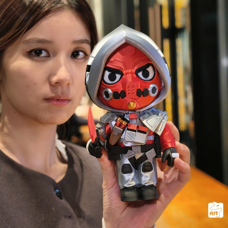 "Assembly Model" Delta Action Saiyed Model Red Owl Model Figurine Toy Gift for Friends