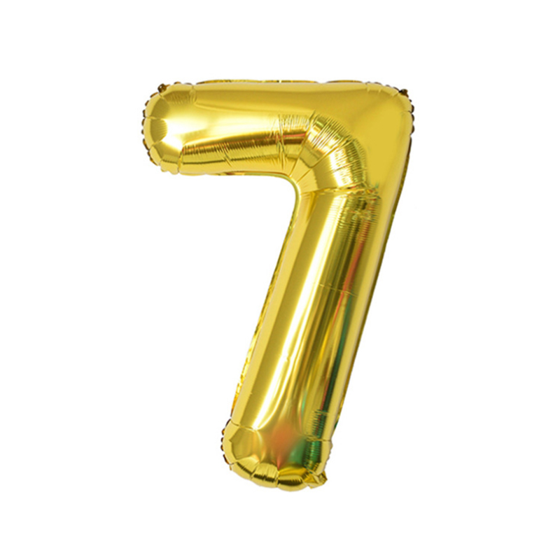Violet & 32 Inch Us Digital Gold 732 inch aluminum foil number Gold Silver Black Gradients Optional Wedding marry arrangement 0 reach No.9 code Optional Aluminum film balloon