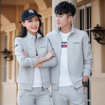361 group purchase unisex sportswear suit spring and autumn Jordano couple stand collar outdoor leisure three-piece set