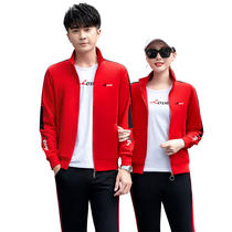 Couple Stand Collar 361 Size Group Purchase Slim Sports Suit Male and Female Student Slim Jordanno Outdoor Casual Wear