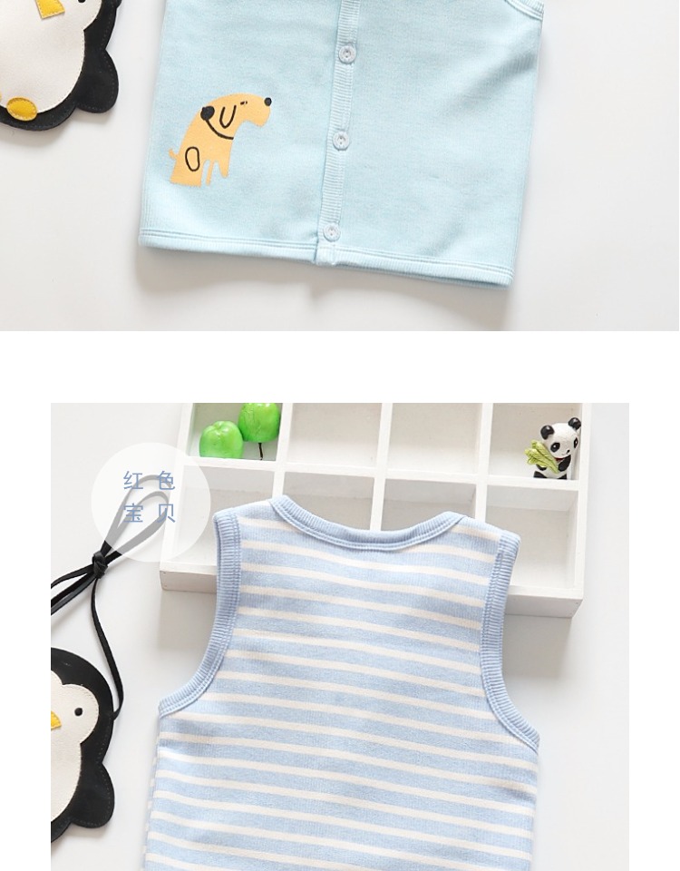 Áo ấm trẻ em vest vest cotton cộng với nhung dày trẻ em bé áo ấm vai nam mùa đông nữ - Áo ghi lê ao gile cho be so sinh