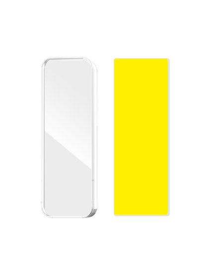 按钮开关指示牌粘贴透明标示盒配电箱标识框有机双层指示灯标志框