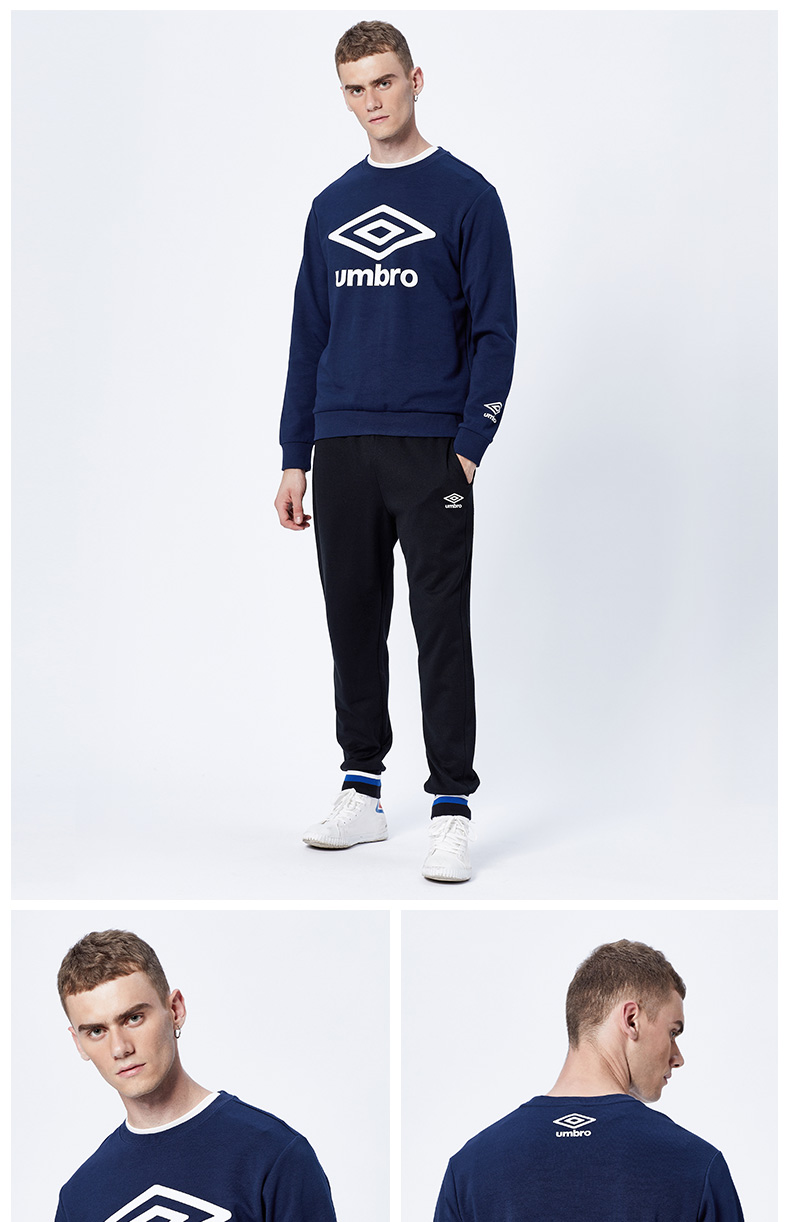 Áo khoác thể thao nam mùa xuân Umbro UMBRO tay dài cổ tròn giản dị đơn giản thời trang hoang dã - Thể thao lông cừu / jumper áo hoodie balenciaga