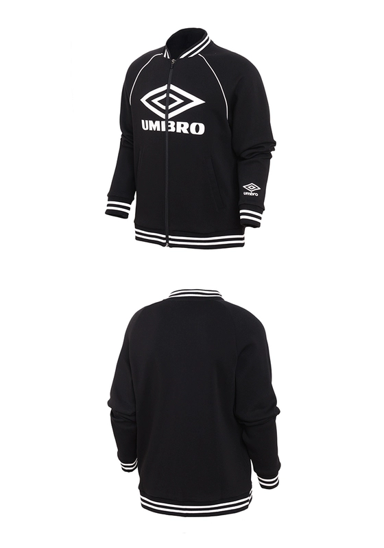 Áo khoác UMBRO 2019 mùa xuân mới cho nam áo len cardigan cổ áo bóng chày thể thao UI999AP2499 - Thể thao lông cừu / jumper