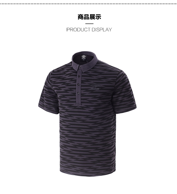 Umbro UMBRO nam mùa hè mới ngắn tay Polo áo thể thao giản dị in ấn thoáng khí phần mỏng ve áo T-Shirt nam áo polo nam gucci