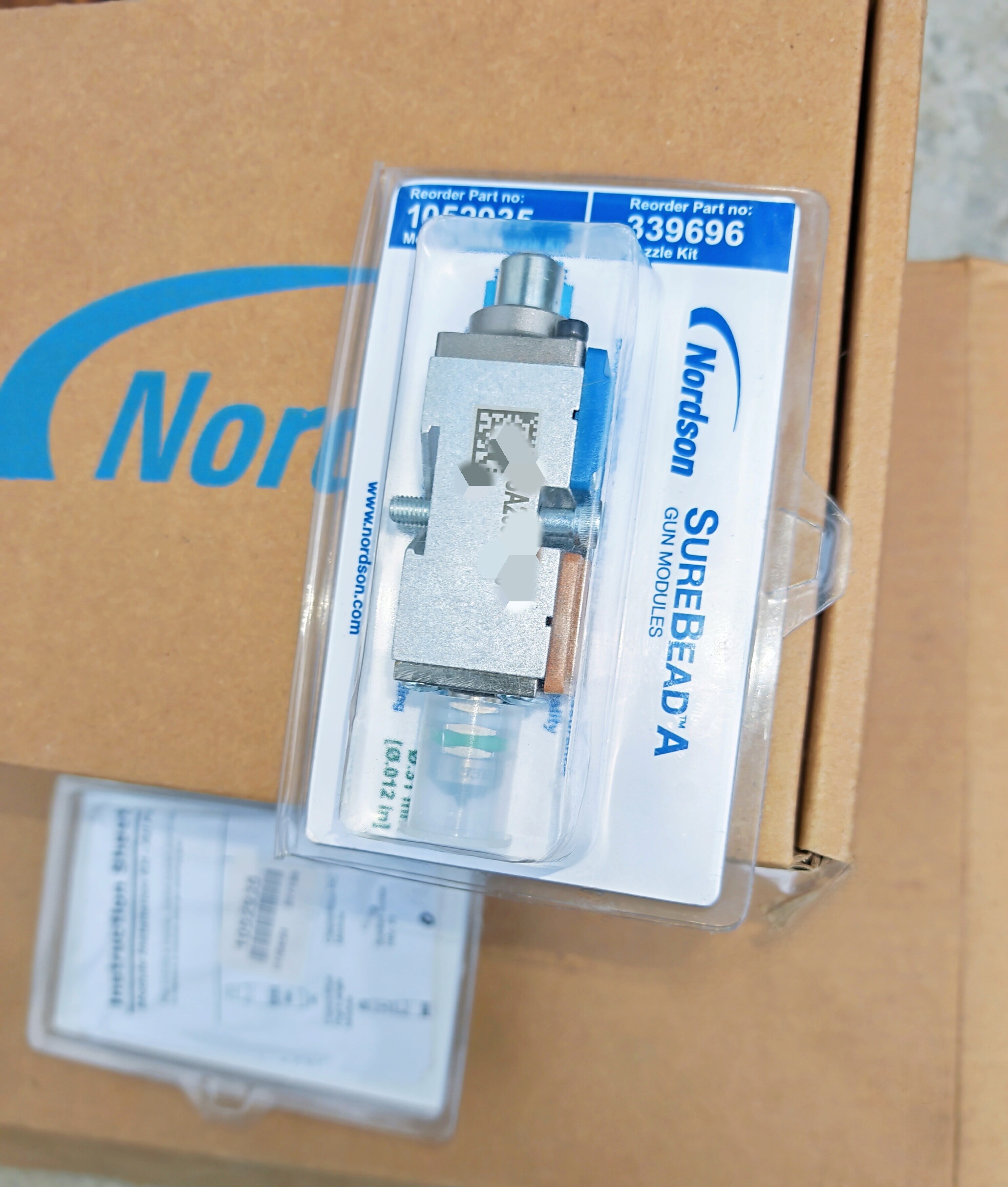 Цилиндр 全新诺信喷胶阀1052927，1052935模块喷头，nordson原装正品现货