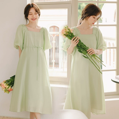 Летняя летняя одежда для беременных, осенняя длинная юбка