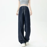 Летние тонкие штаны, джинсы, свободный прямой крой