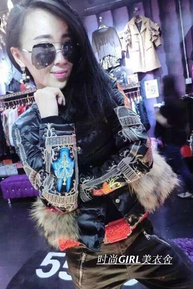 Áo khoác phao châu Âu 2018 thu đông ngắn mùa thu nữ phiên bản Hàn Quốc của áo khoác mỏng sang trọng thời trang áo khoác xuống áo phao lông vũ uniqlo nữ