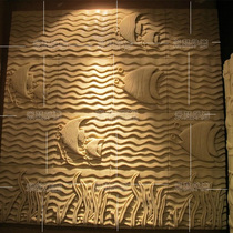 Sandstone relief sandstone image wall background board exterior wall decoration relief European character sand sculpture resin marine board