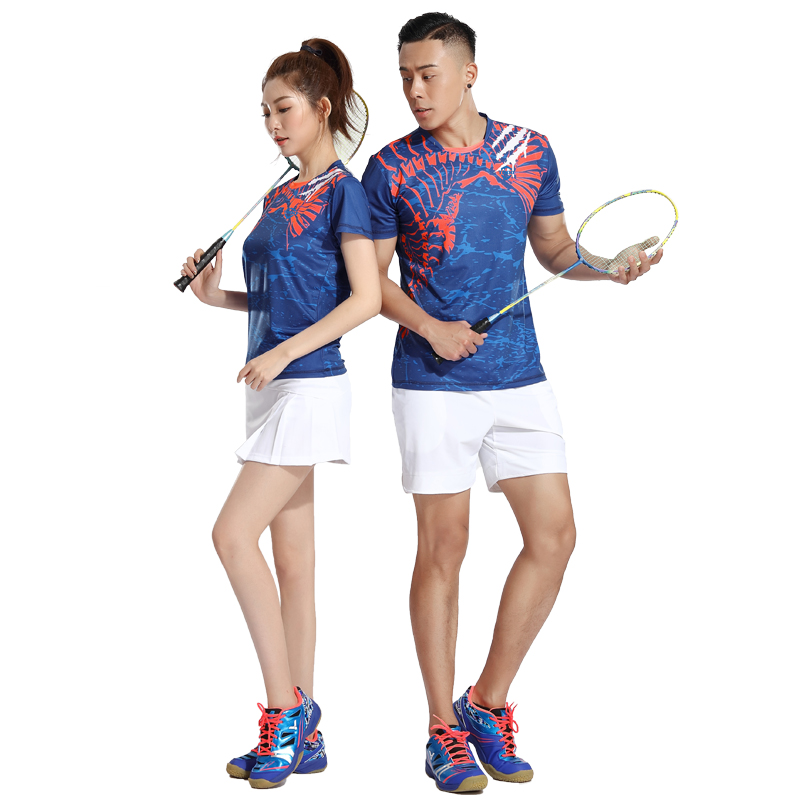 Tangxia Badminton Costume Table Tennis Short Short Set for Men and Women Couples Dry Dry Breakthrough Group Purchase