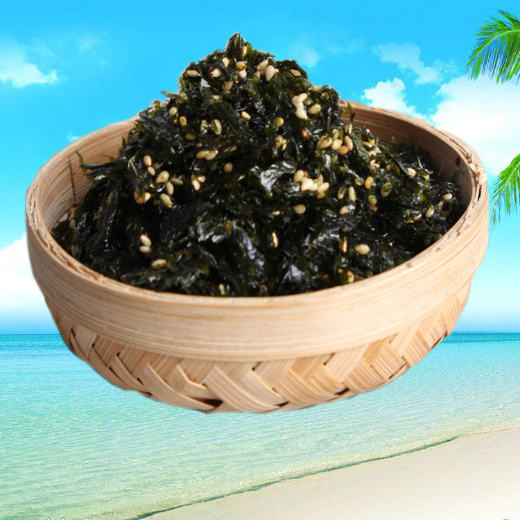 Lianyungang Lianlang Sesame Stir-fry with Rice Sea Tundra Chopped Charcoal Burning 500g Purple Vegetable Cilantro for Children's Zero Snack Foods