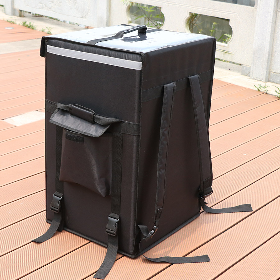 Shoulder back insulation box layered with large takeout box cake handcake cart thicker delivery pack refrigerated container