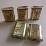 Медный портативный маленький латунный портсигар ручной работы