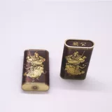 Медный резной портсигар ручной работы, медная портативная латунная банка для хранения, увеличенная толщина