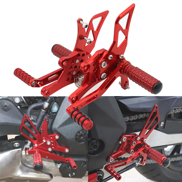 Applicable Qianjiang race 600 pursuit of 600 Benali Yellow Dragon TNT600 modified competitive lifting rear foot pedal assembly-Taobao