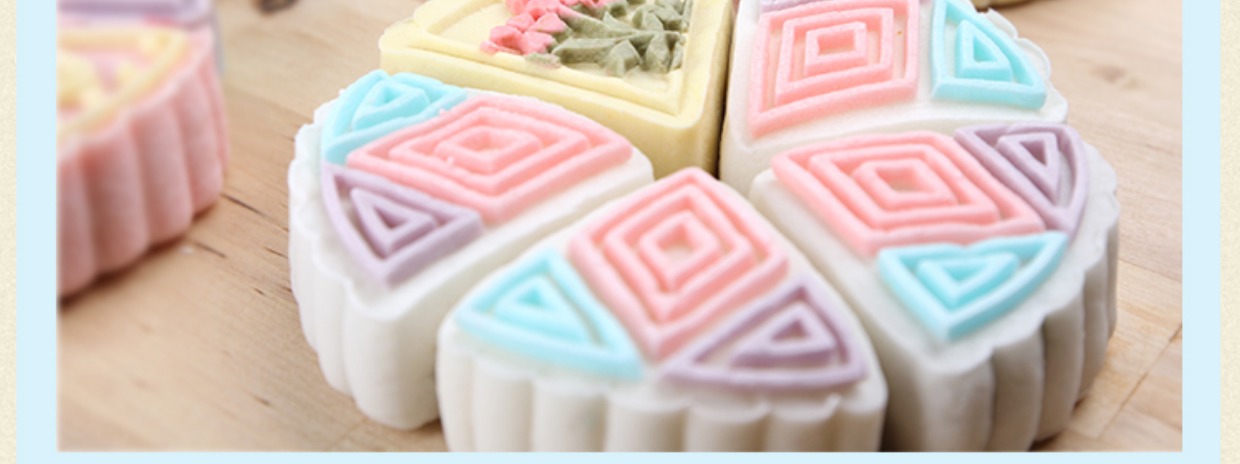 2019 khuôn bánh trung thu tuyết mới Bánh đậu xanh 50g75g100 gram mài tay phim hoạt hình gia đình - Tự làm khuôn nướng khuôn làm kem silicon