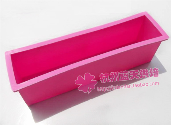 Silicone mold hand soap mold square rectangular 1000 grams capacity