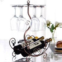 Wine glass rack upside down household goblet hanger Wine rack display rack Wine rack ornaments modern and simple