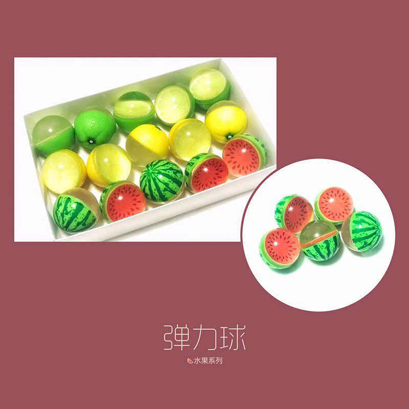 45 Watermelon binary ball jump ball ball twist egg elastomer special children's pet toy