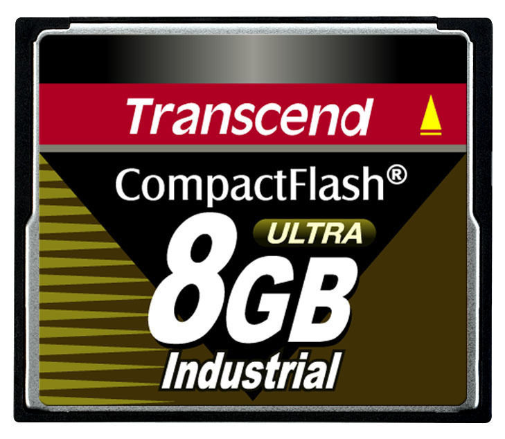 Transcend TS8GCF100i 8GB 産業用CFカード（広範囲の温度範囲とSLC対応）