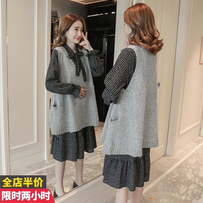 Pregnancy Woman Dress Spring Autumn Suit Woman 2022 Spring Dress New Hot Girl Fashion High Fashion Senior Sensation Foreign Dress Spring