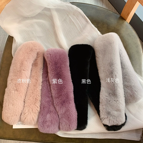 Зимний шарф, универсальный бархатный удерживающий тепло шарф-платок, в корейском стиле, увеличенная толщина