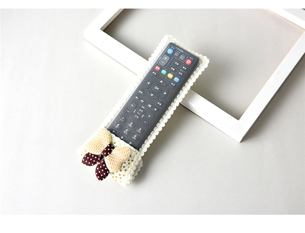 Vải TV điều khiển từ xa bao gồm điều hòa không khí điều khiển từ xa thiết lập bụi che trong suốt dễ thương điều khiển từ xa thiết lập giá áo điều hòa