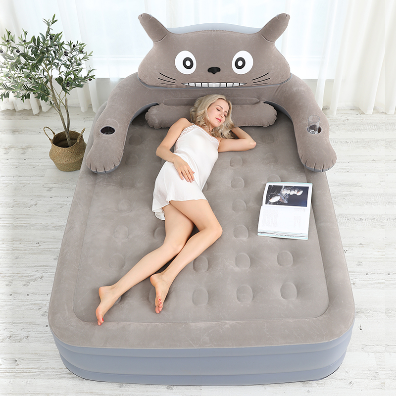 Sloth beds Ground Bunk Beds Double Single Air Cushion Bed Thickened Large Dragon Cat Sloth Bed Fill Gas Bed Household Double Fold