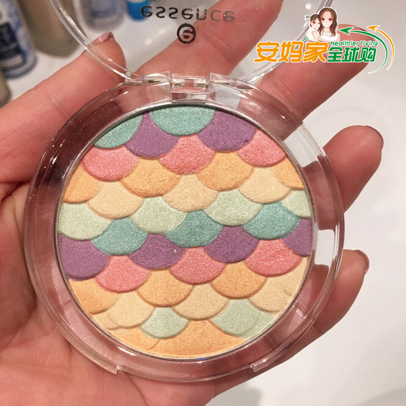 German Essence Neon Beauty Fish Scale High Light Fix Powder Pie people fish Ji limited high light powder