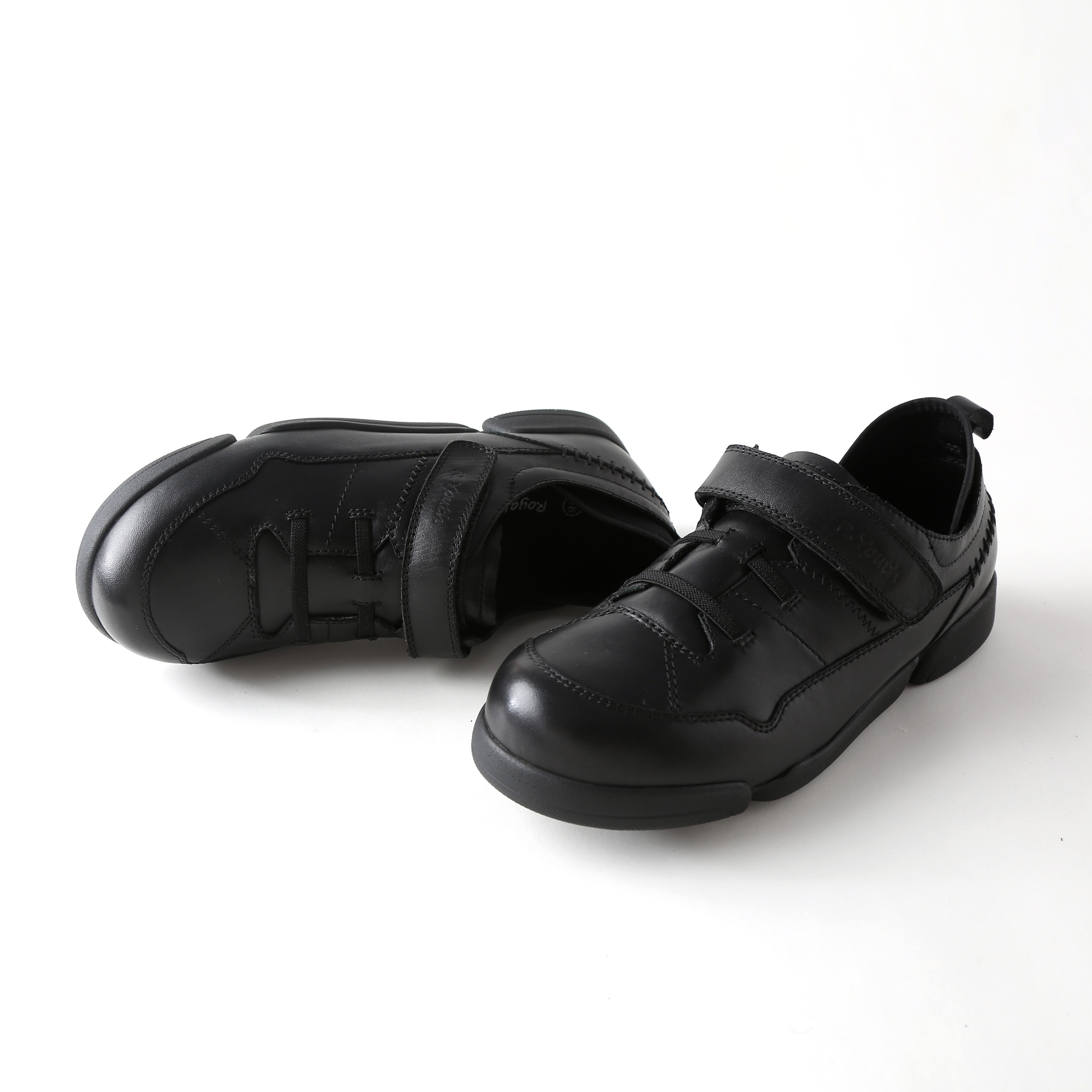 Boy School Uniforms College Black Leather Shoes Foreign Spring Autumn New Primary And Middle School Students Handsome Casual Shoes Children Baby Shoes