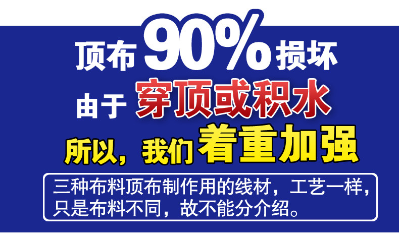 Outdoor Rain Tarpaulin 3 × 3 Advertising Tent Top Cloth Stall Folding Cloth Rain-proof Sun-proof Thickened Canopy Cloth