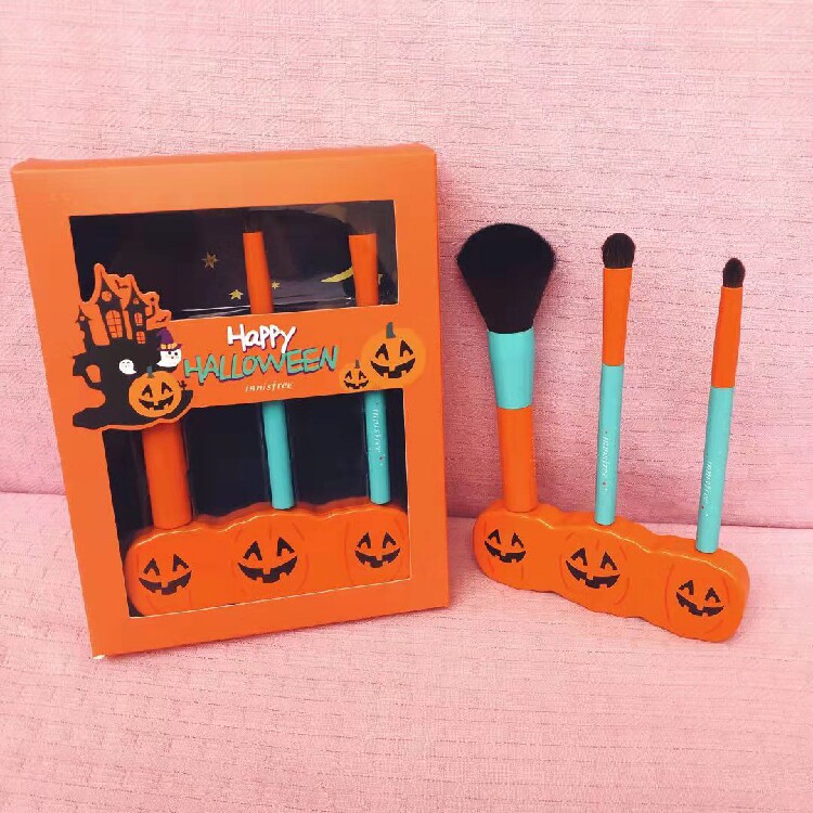 Innisfree2018 Halloween Makeup Brush Sets 3 Pieces Blush Brush Eye Shadow Brush Brow Brush Bulk Powder Brush