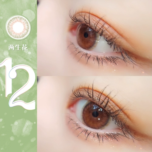 Eyepony Mikongyu Series Daily Test в 2 нарезанном луче Elm Elong Twilight Color Myopia Contact Lines