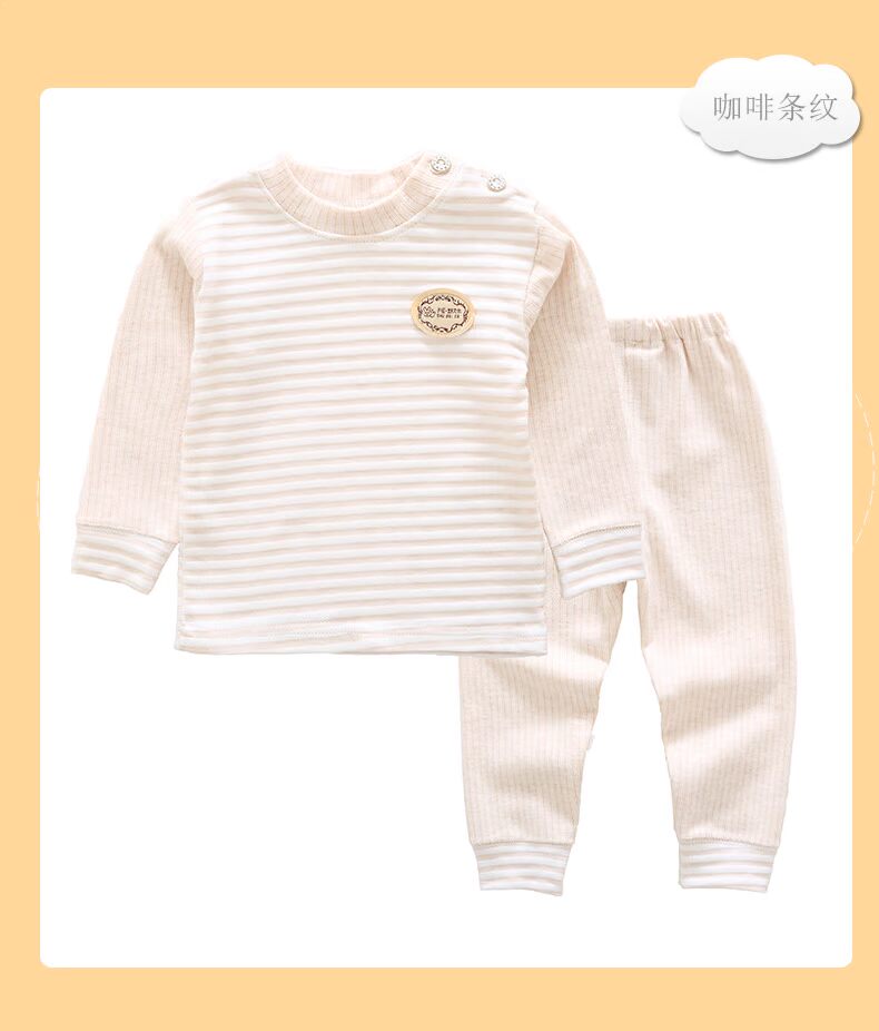 [Đặc biệt hàng ngày] Bộ đồ lót trẻ em cotton mùa thu và mùa đông Đàn ông và phụ nữ mới bé màu cotton buồn ngủ quần mùa thu đồ bộ trẻ em