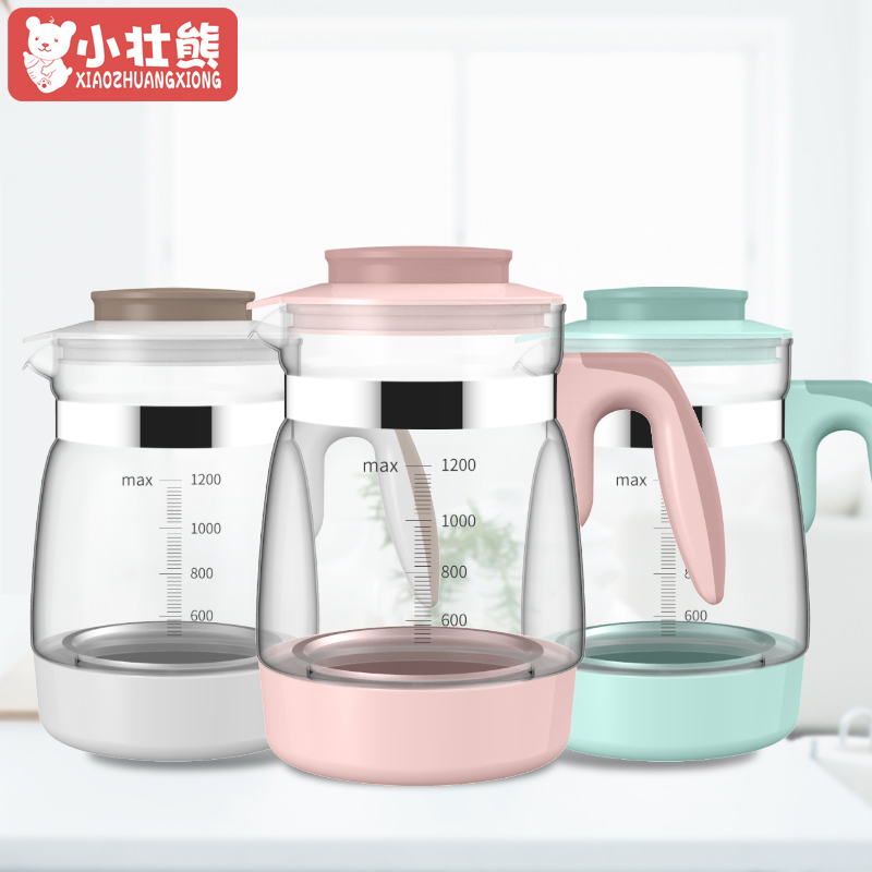 (Original accessories)Xiaozhuang Bear constant temperature milk regulator Baby milk flusher Glass pot with lid