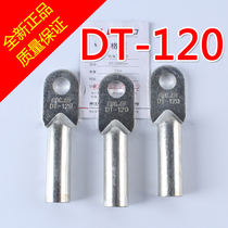 National standard copper nose copper wire lug DT-120mm copper terminal wire copper cable galvanized tinned copper terminal