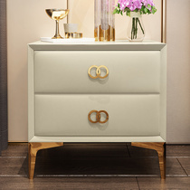 Ming Carpenter home American light luxury bedside table Simple bedroom locker (package unified with style bedside table)