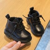 Martens, детские утепленные удерживающие тепло короткие сапоги подходит для мужчин и женщин для раннего возраста, мягкая подошва