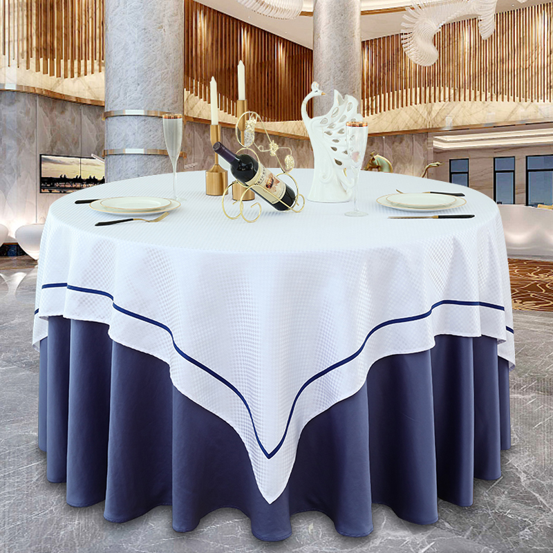 Custom Hotel Table Cloth Large Round Table Tablectable Cloth Art Hotel Dining Room Chinese Style China Wind Upscale Round Table Cloth