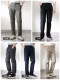 2025 Autumn Business Casual Pants for Young Men, Simple Slightly Stretchy Straight-Leg Tapered Dress Pants, Work Trousers