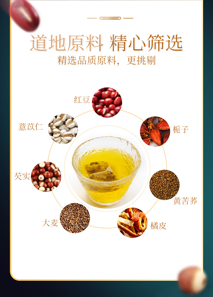 【第二件0元】红豆薏米芡实茶