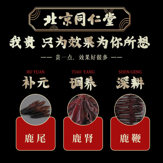 Beijing Tongren men's adult tonic with ginseng and oyster non-paste tablets ginseng deer tonic pills for men