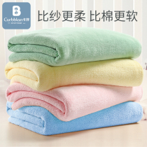 Card with baby bath towel than pure cotton gauze super soft baby bath newborn children absorbent household towel newborn