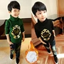 Áo bé trai nhung nhung 4 tuổi cổ cao 5 quần áo cotton mùa đông 6 dày 7 trẻ lớn 8 áo thun dài tay 9 áo ấm bexinhshop shop