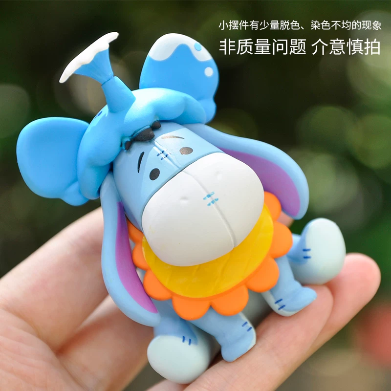 Аниме Pooh Bear Bear серия игры слепая коробка милый девочка сердце настольное торт украшение качели