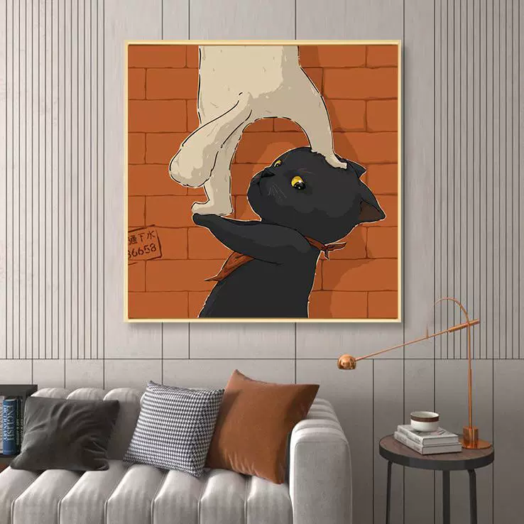 Cartoon cute sofa for bed, for beloved, cat