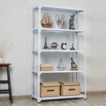 Supermarket display rack Supermarket storage storage multi-layer angle steel shelf logistics iron shelf heavy warehouse disassembly