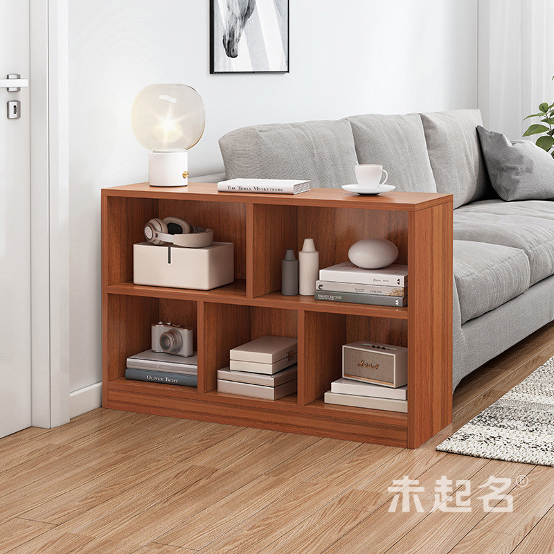 Simple and modern multifunctional living room coffee table table sofa side cabinet side cabinet narrow long side several bookcase bookshelf MS1300